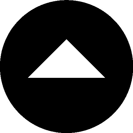 矢印イラスト素材「三角形-円形」