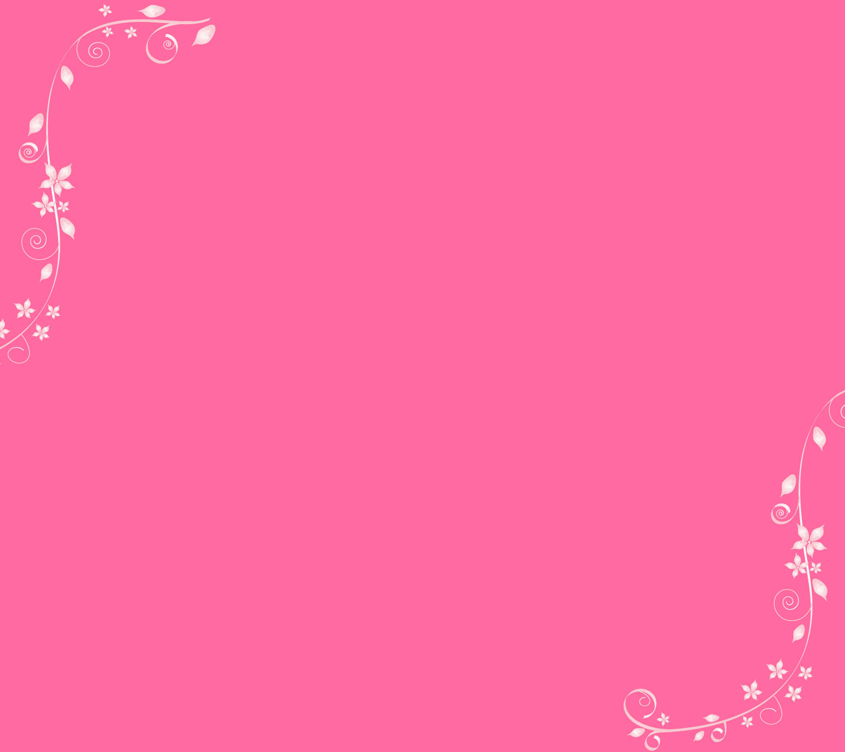 フレーム枠素材「蔦と葉っぱ（背景ピンク）」