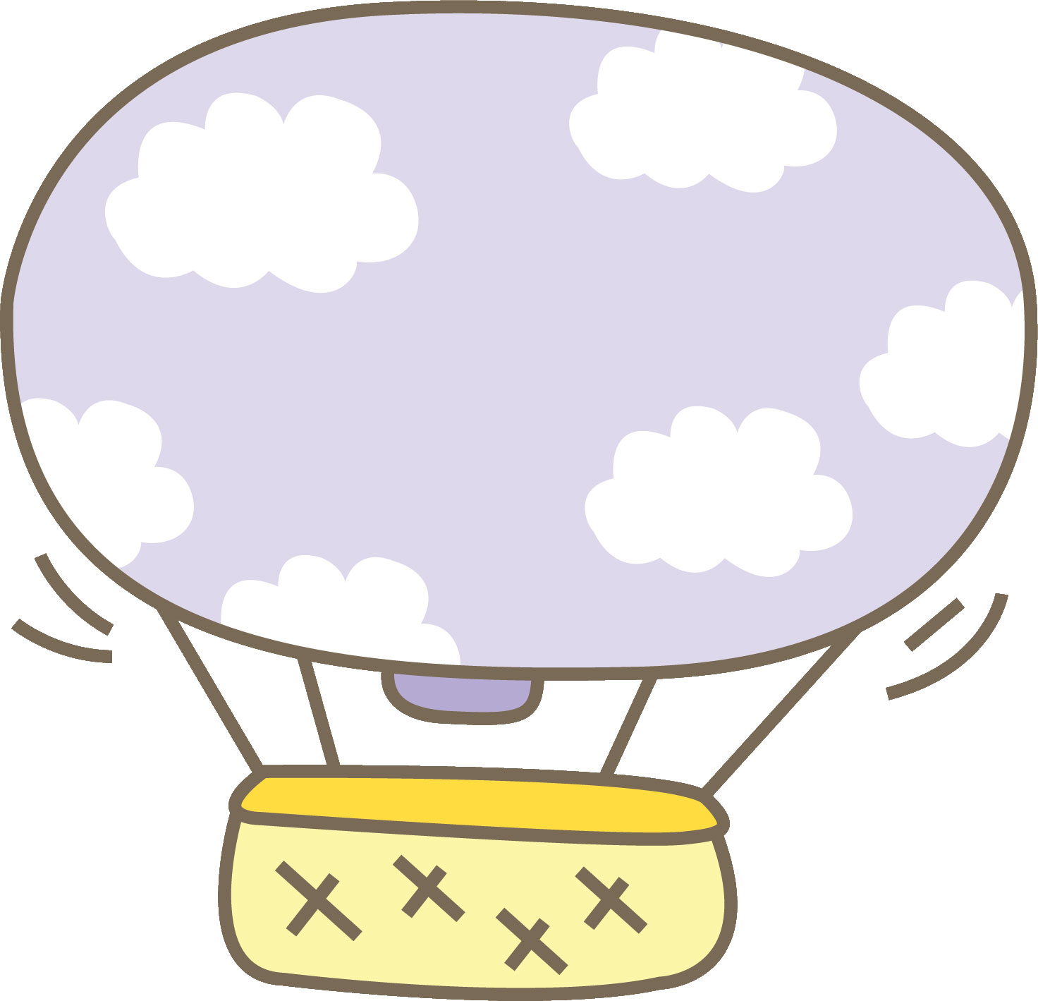 画像サンプル-気球フレーム