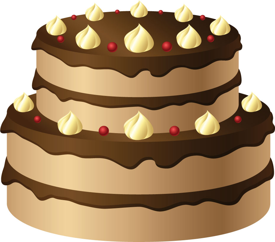 ケーキのイラストno 44 チョコレートケーキ 無料のフリー素材集