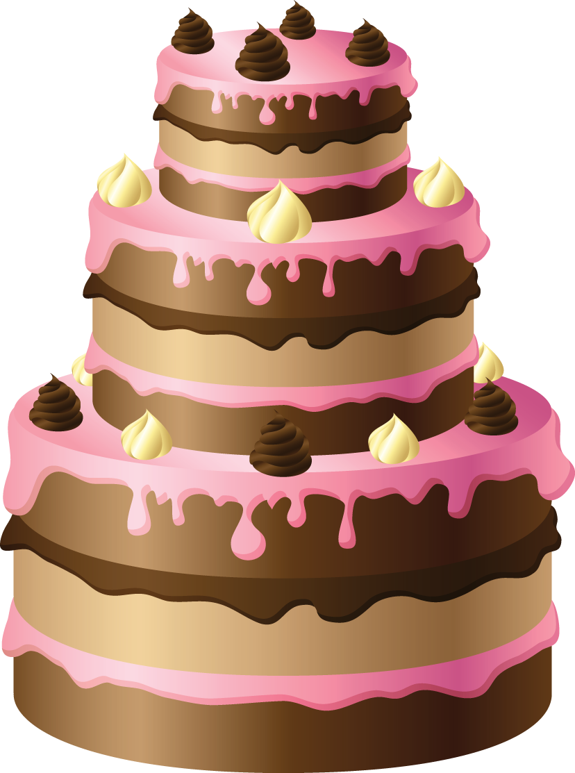 ケーキのイラストno 47 チョコレートケーキ 無料のフリー素材集