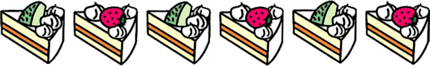 画像サンプル-ケーキのライン