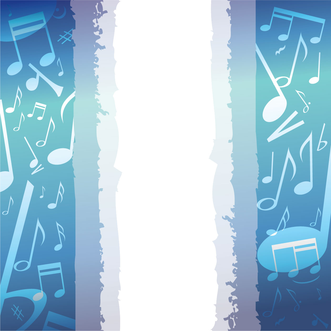 音符イラスト ポップイメージ 青 無料のフリー素材