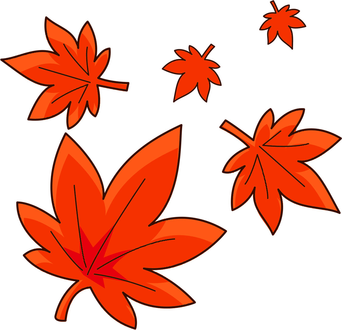 秋のイラストno 391 カエデの葉っぱ 無料のフリー素材集 花鳥風月