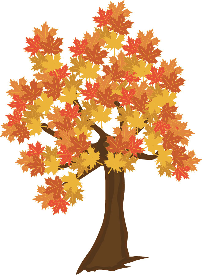 秋のイラストno 127 紅葉樹 カエデ 無料のフリー素材集 花鳥風月
