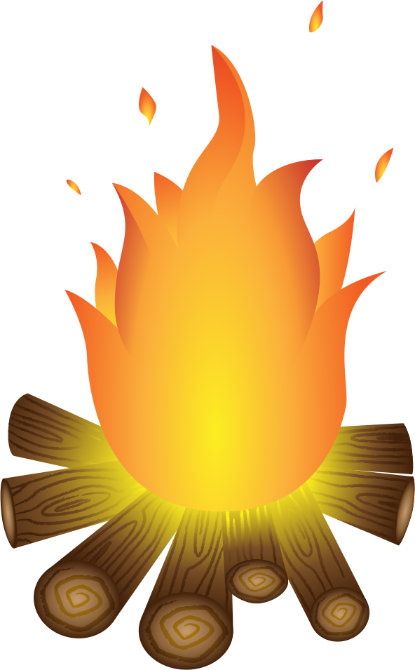 季節の行事 イベントのイラストno 037 炎 たき火 無料のフリー素材集 花鳥風月