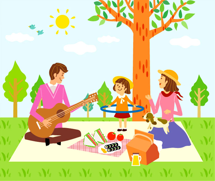 季節のイラスト 遠足 ピクニック お祭りなど 無料のフリー素材集 花鳥風月