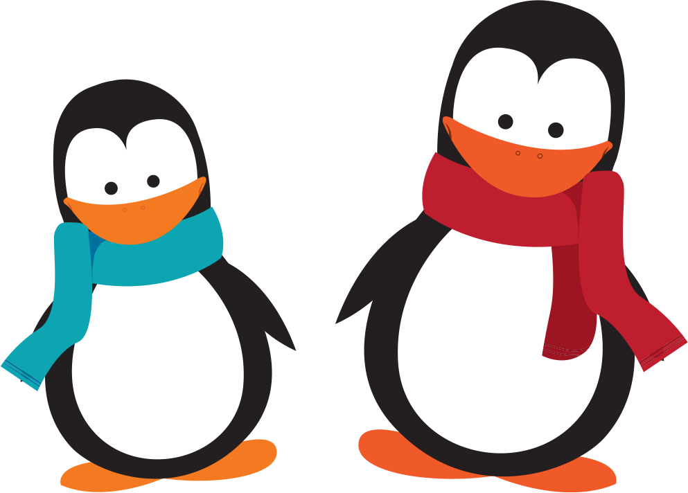 Пингвин с шарфом