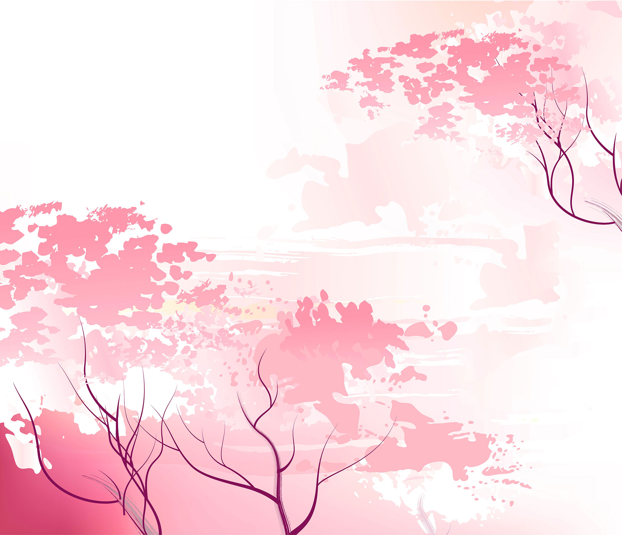 春のイラストno 133 桜のイメージ 無料のフリー素材集 花鳥風月