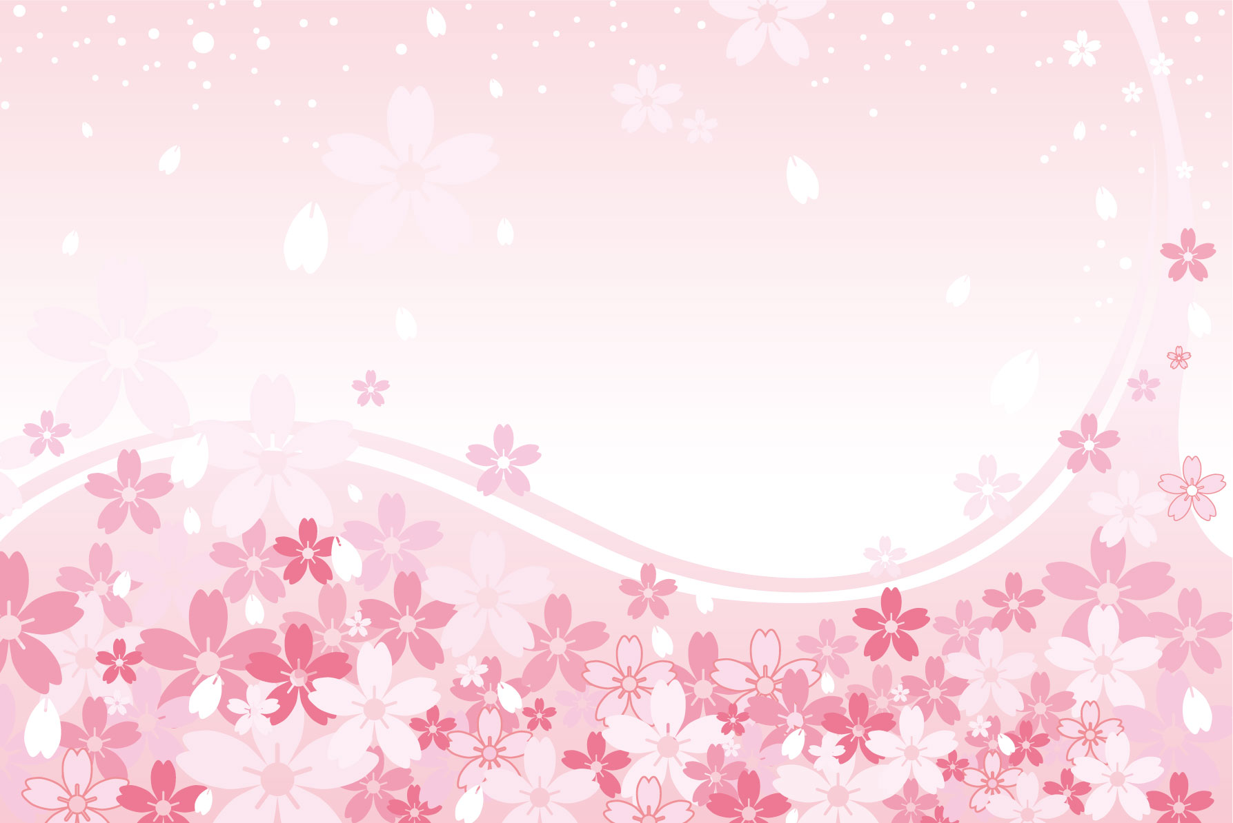 春のイラストno 135 桜のイメージ３ 無料のフリー素材集 花鳥風月