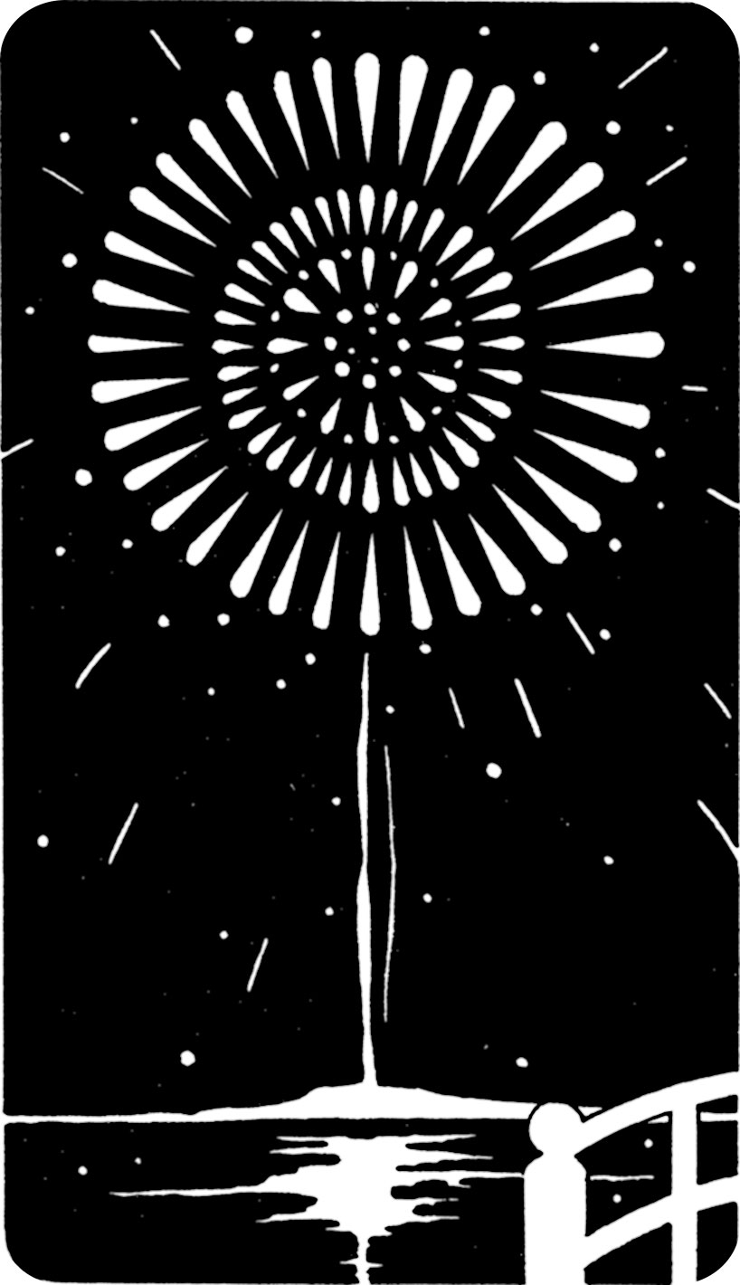 夏のイラストno 181 打ち上げ花火 白黒 無料のフリー素材集 花鳥風月