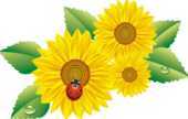 夏のイラスト４ 花 植物 動物 食べ物など 無料のフリー素材集 花鳥風月