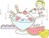 夏のイラスト１ 無料のフリー素材集 花鳥風月