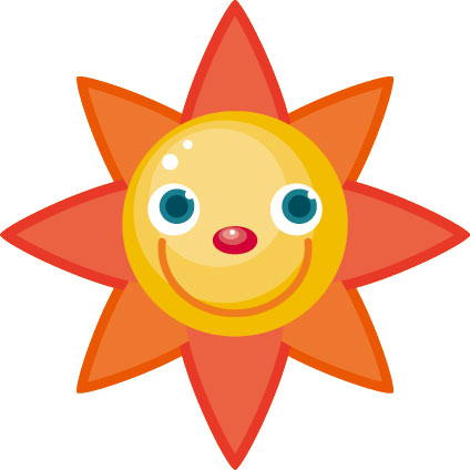 夏のイラストno 2 太陽 ポップ 無料のフリー素材集 花鳥風月