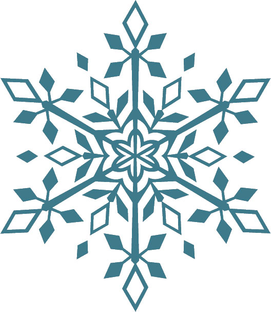 冬の画像サンプル-雪の結晶