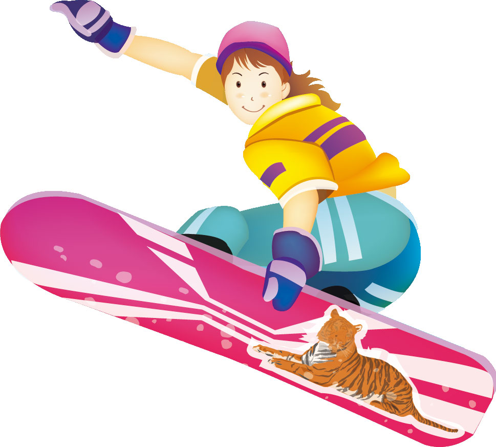 冬の画像サンプル-スノーボードジャンプ