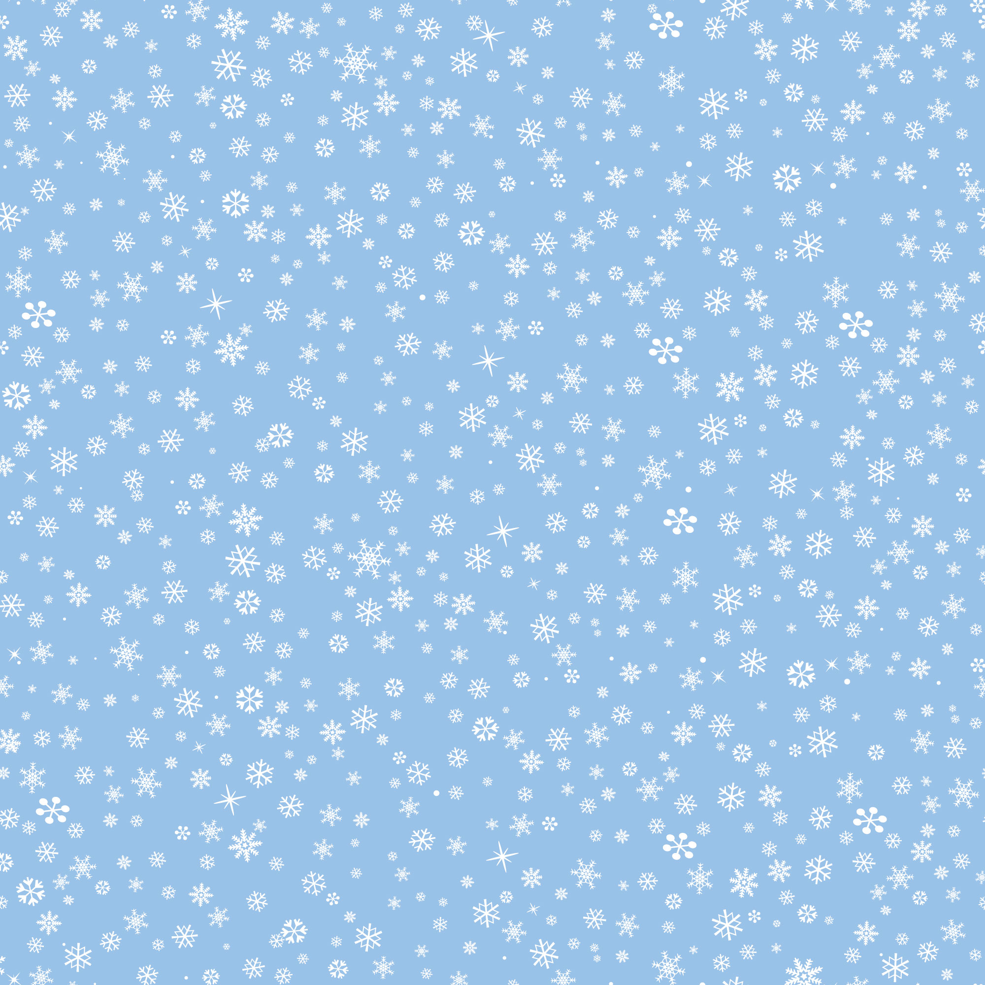 冬の画像サンプル-雪の結晶パターン