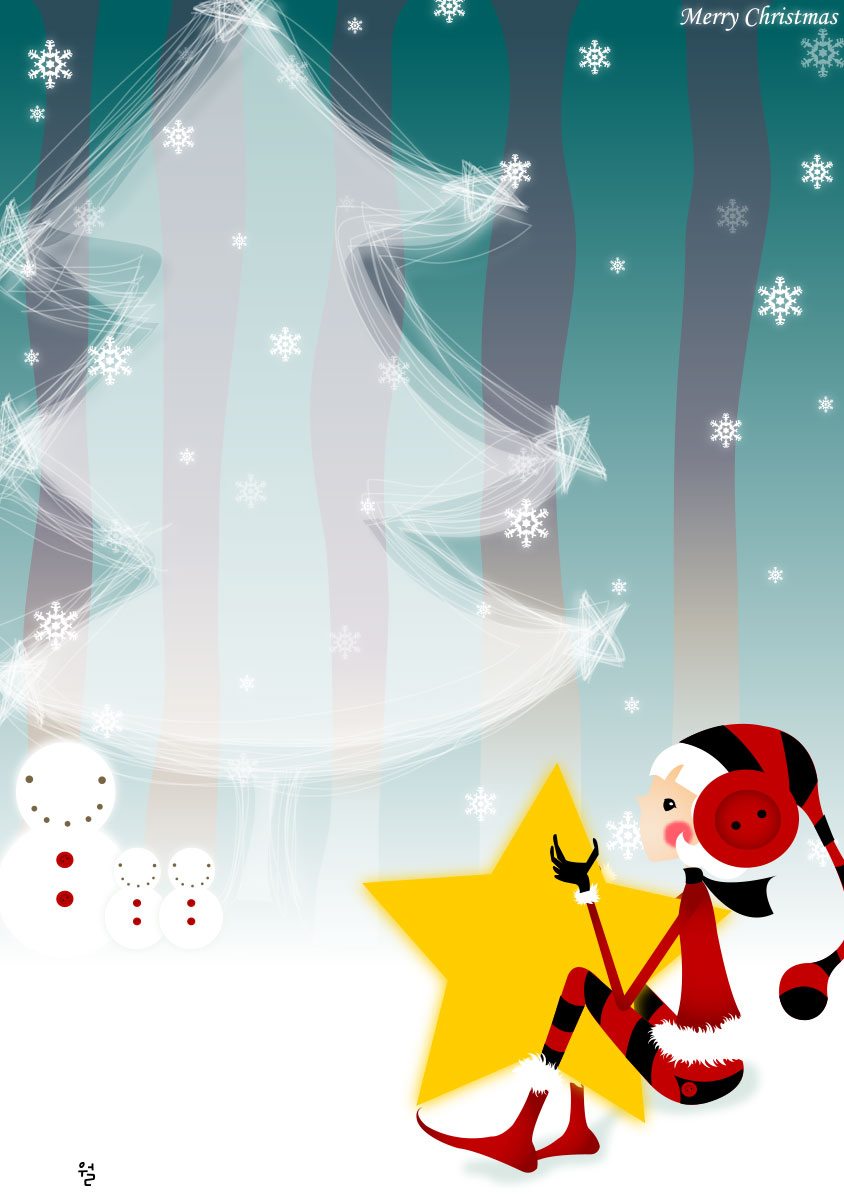 冬の画像サンプル-メリークリスマス